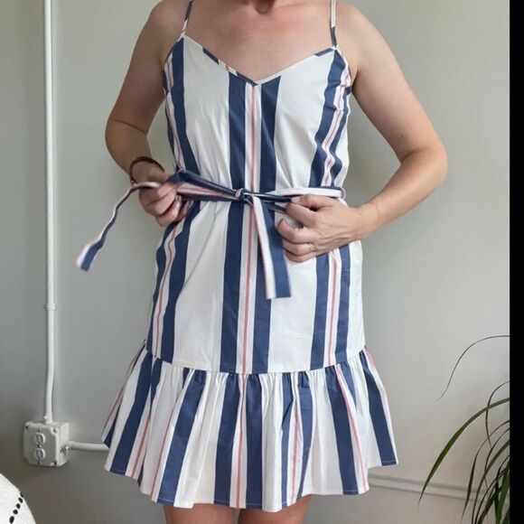 Banana Republic Striped Dress NWT - Picture 4 of 16
